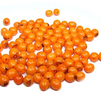 Baby-Samenperlen, Orange, 20g