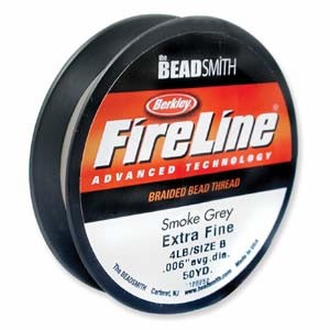 Fireline Beading Thread, Berkley, Smoke Grey, 45Meter, 1 Spule