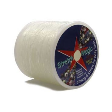 Stretch Magic, Elastikband, 1mm, Klar, 1 Meter
