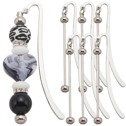 Lesezeichen, Beperlbar, Schlicht, 1 Stück Lesezeichen, Beperlbar, Schlicht, 1 Stück