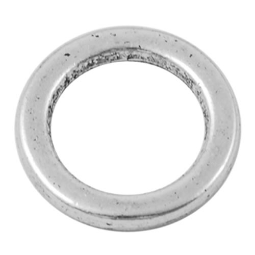 Metallring, Verbinder, Antiksilberfarben, 12mm, 1 Stück