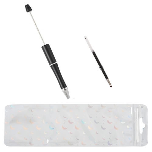 Beadable Pen, Kugelschreiber, Schwarz, 1 Set