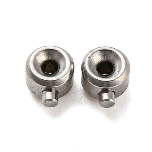 Quetschperle, Stift, 4x3mm, 303 Edelstahl, 10 Stück