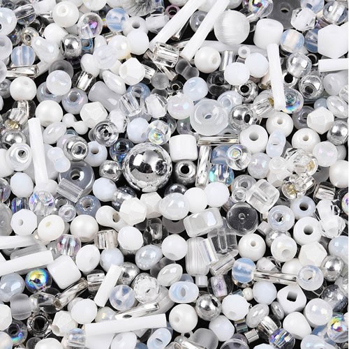 SeedBeads, Perlen-Mix, Pfirsichtönen, 1 Packung
