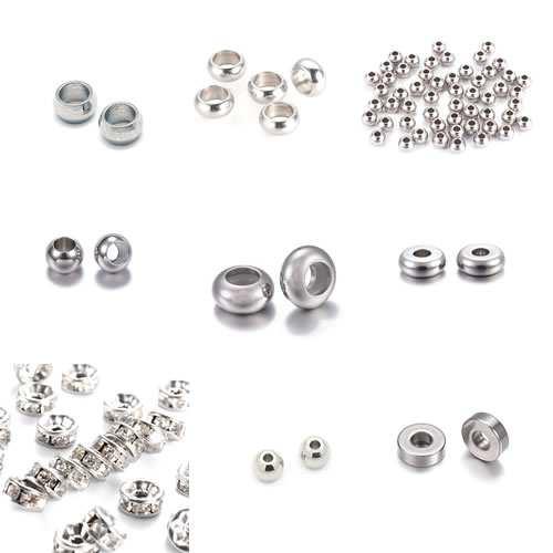 500 Edelstahl Perlen Beads Rund Kugeln Schmuckteile 2.4x2.4mm JO 