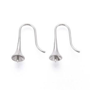 Ohrhaken, Trompete, 23mm, 304 Edelstahl, 1 Paar