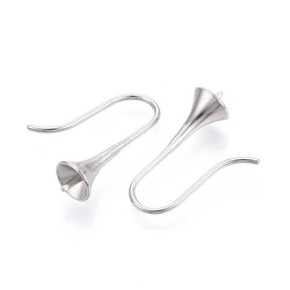 Ohrhaken, Trompete, 23mm, 304 Edelstahl, 1 Paar