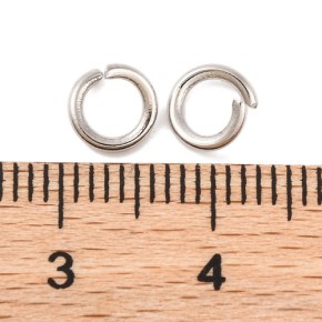 Biegering, Offen, Rund, 6x1mm, 304 Edelstahl, 1 Packung