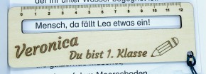 Lesezeichen, Lesehilfe, Lineal, Individualisierbar, Stift, 1 Stück