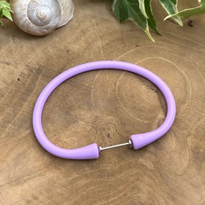 Silikonarmband, Wechselarmband, 201 Edelstahl, Lila, 1 Stück