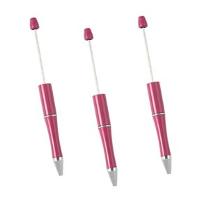 Beadable Pen, Kugelschreiber, Pink, 1 Set