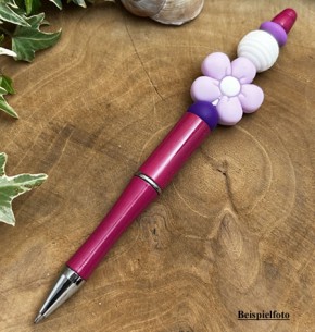 Beadable Pen, Kugelschreiber, Pink, 1 Set