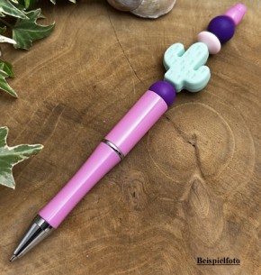 Beadable Pen, Kugelschreiber, Rosa, 1 Set