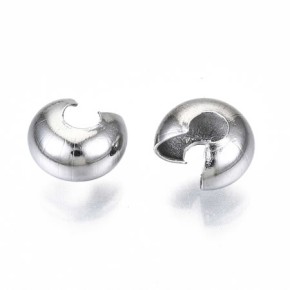 Crimp Cover, 304 Edelstahl, 6,5mm, 10 Stück