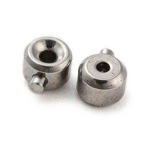 Quetschperle, Stift, 4x3mm, 303 Edelstahl, 10 Stück