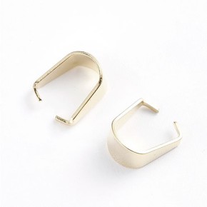 Anhängerschlaufe, Edelstahl, 18K verg., 10mm, 1 Stück