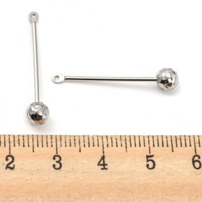 Wechselanhänger, 28,5mm, 304 Edelstahl, 1 Stück